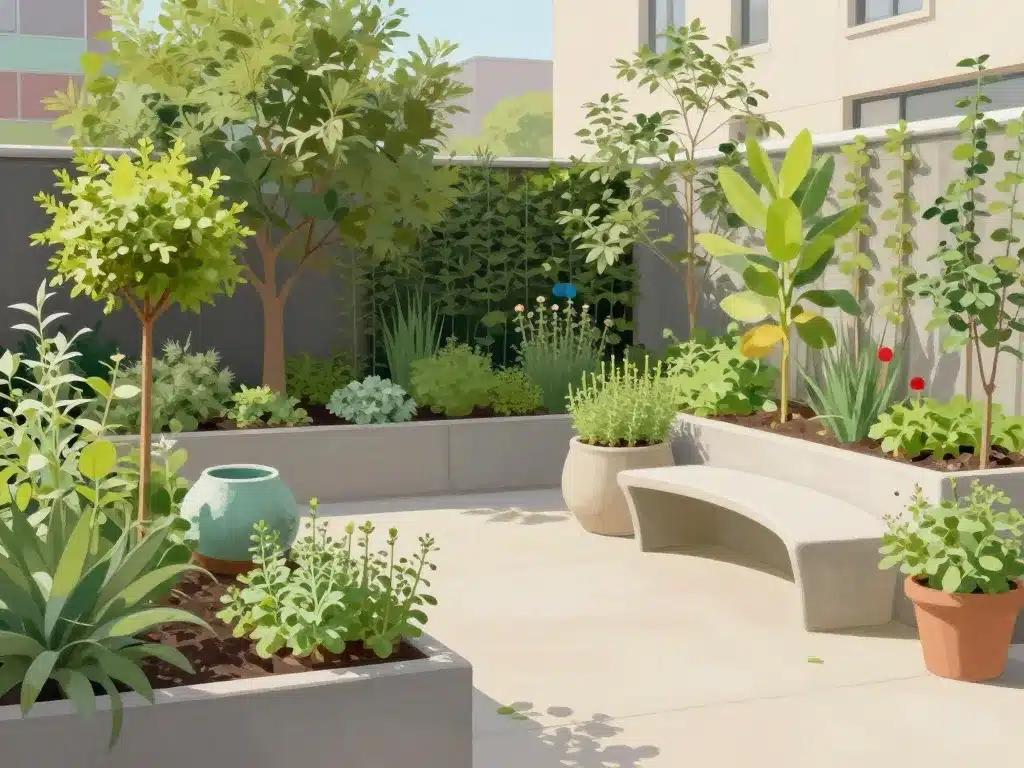 végétaliser aménager un petit jardin de 50m2 sans encombrer