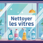 avec quoi nettoyer les vitres illustration lumineuse et transparente