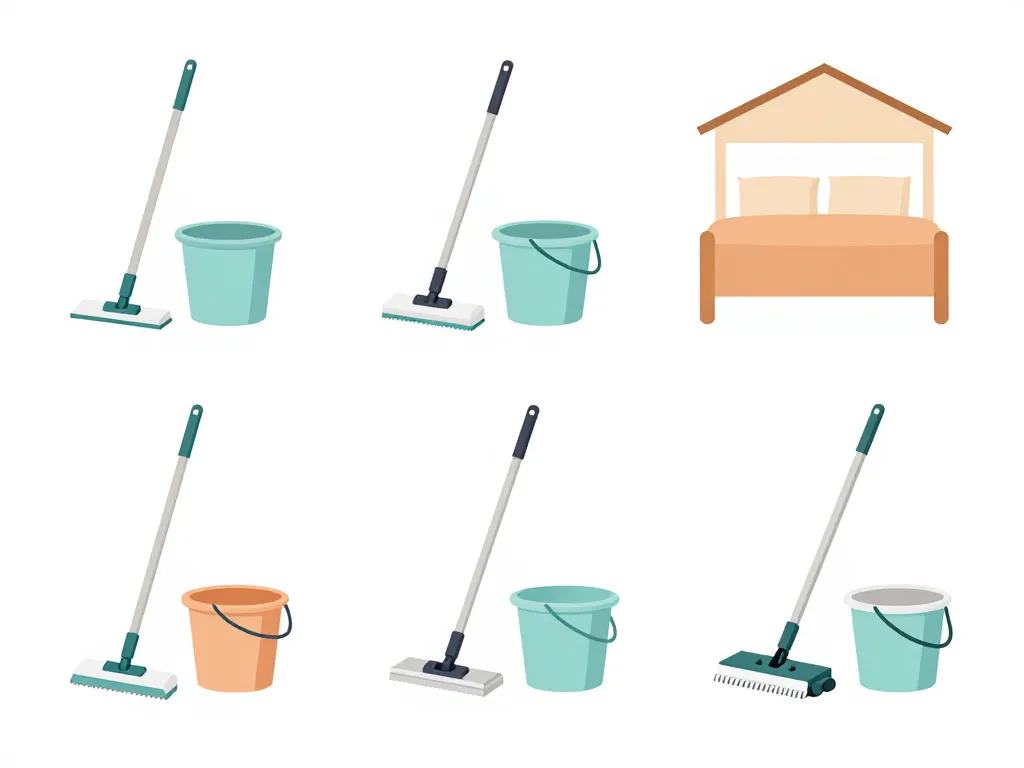 Diagramme critères balai serpillère essorage facile selon besoins