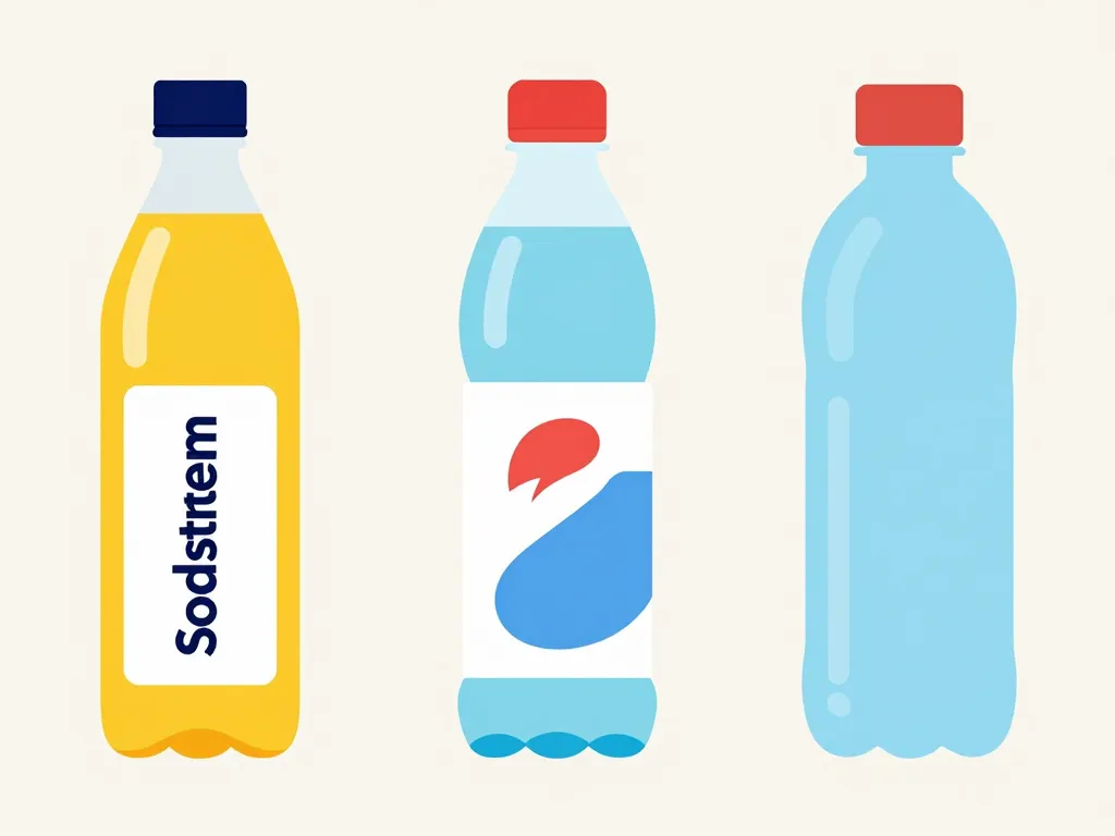 comparatif visuel bouteille sodastream lidl