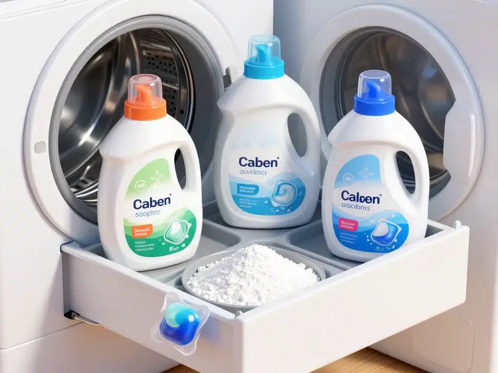 Disposition produit : dans quel compartiment mettre la lessive liquide poudre capsule