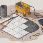 depose carrelage prix m2 outils artisan sol gravats