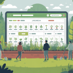 illustration jardipedia plateforme jardinage ordinateur