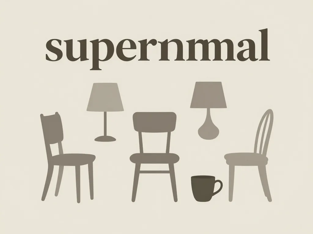 Concept super normal objets Jasper Morrison