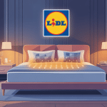 lidl surmatelas chauffant illustration lit moderne ambiance chaude