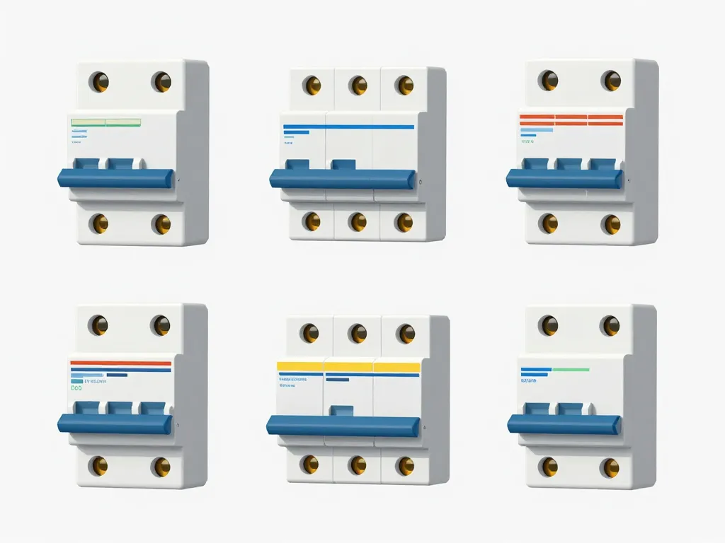 symboles disjoncteur simples et différentiels comparaison