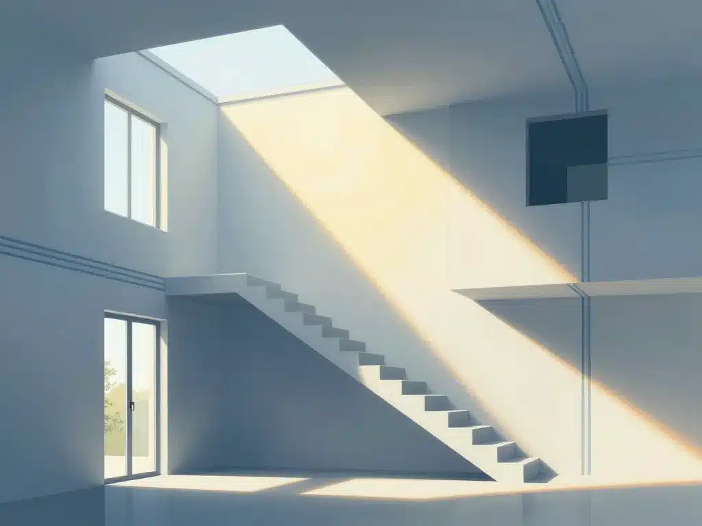 maison plan etage visualisation lumiere circulation