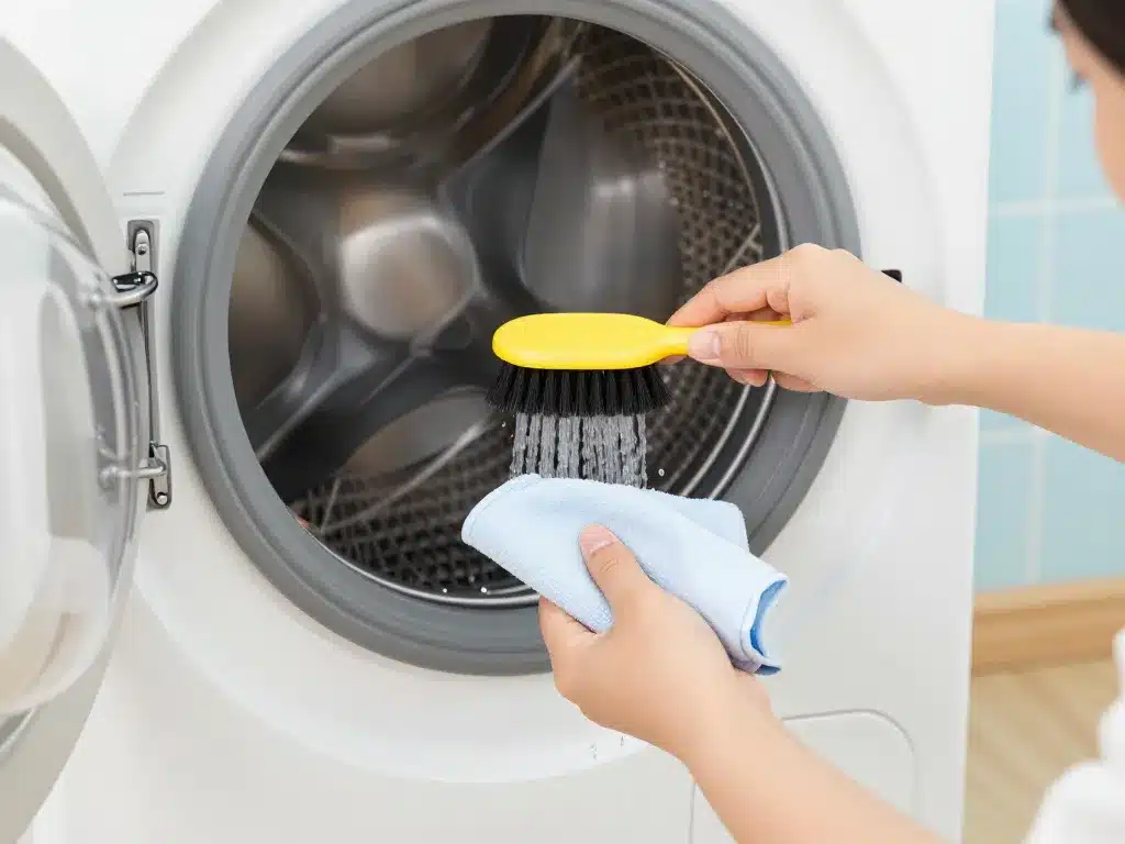 Étapes nettoyage condenseur sèche-linge pompe à chaleur