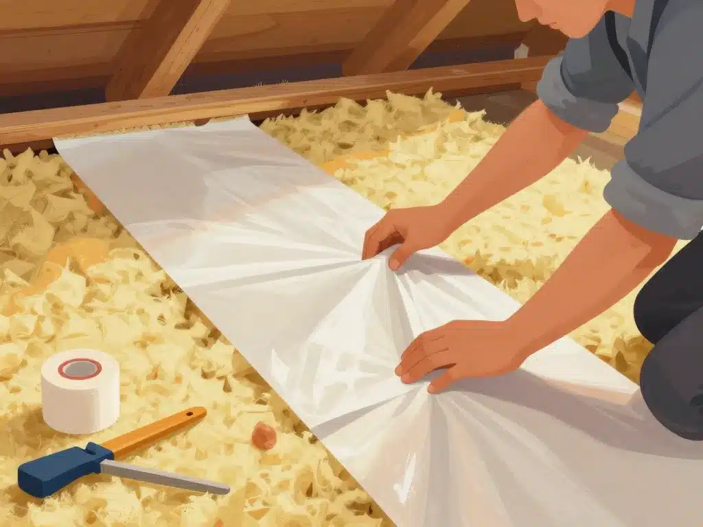 installation pare vapeur laine de verre étape par étape