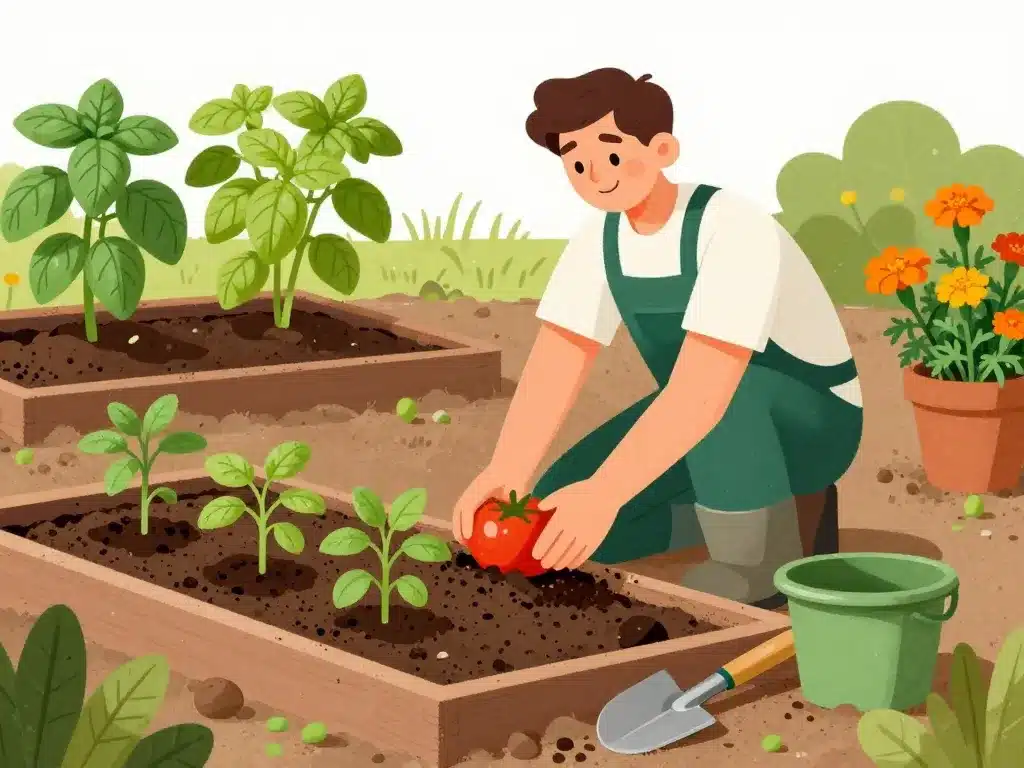 préparer tomates avec un truc de grand-mère pour avoir de belles tomates