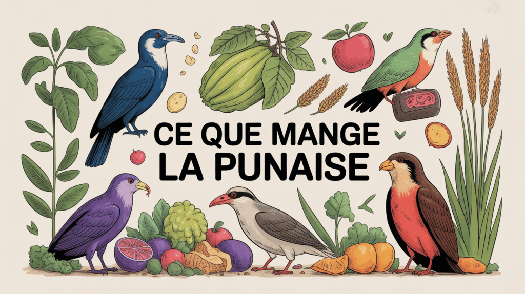 que mange la punaise illustration globale alimentation