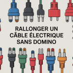 rallonger un câble électrique sans domino illustration guide