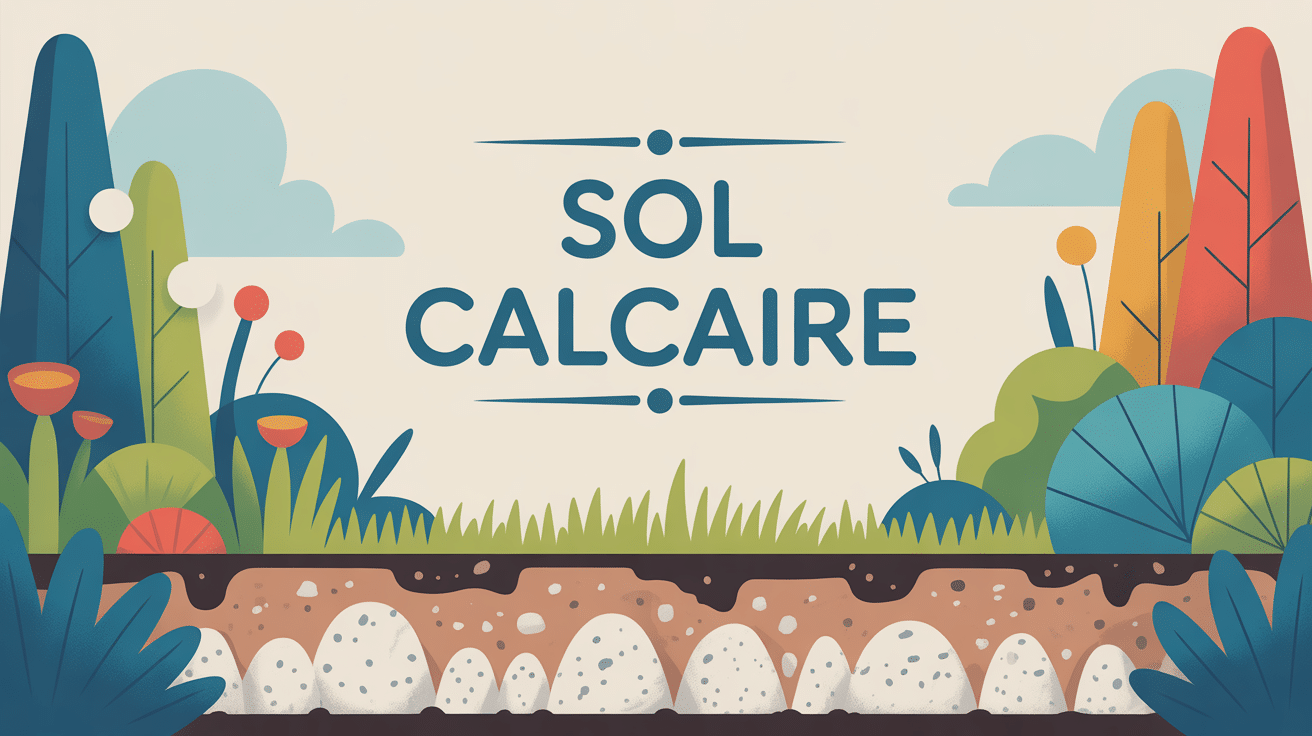 sol calcaire illustration jardin reconnaissance