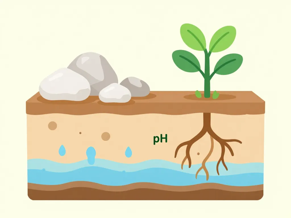 sol calcaire concept diagramme impact cultures