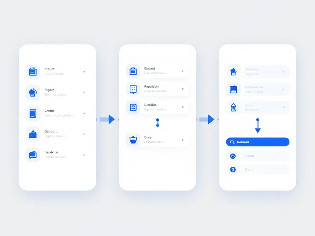 Schéma étapes configuration projet Sonepar Select