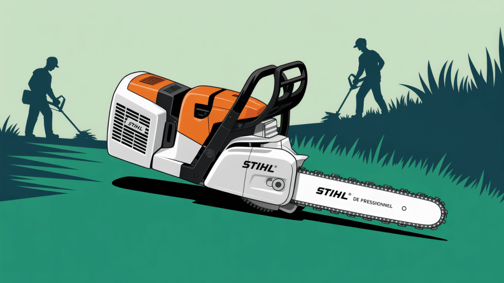 stihl fs 411 avis débroussailleuse professionnelle en action