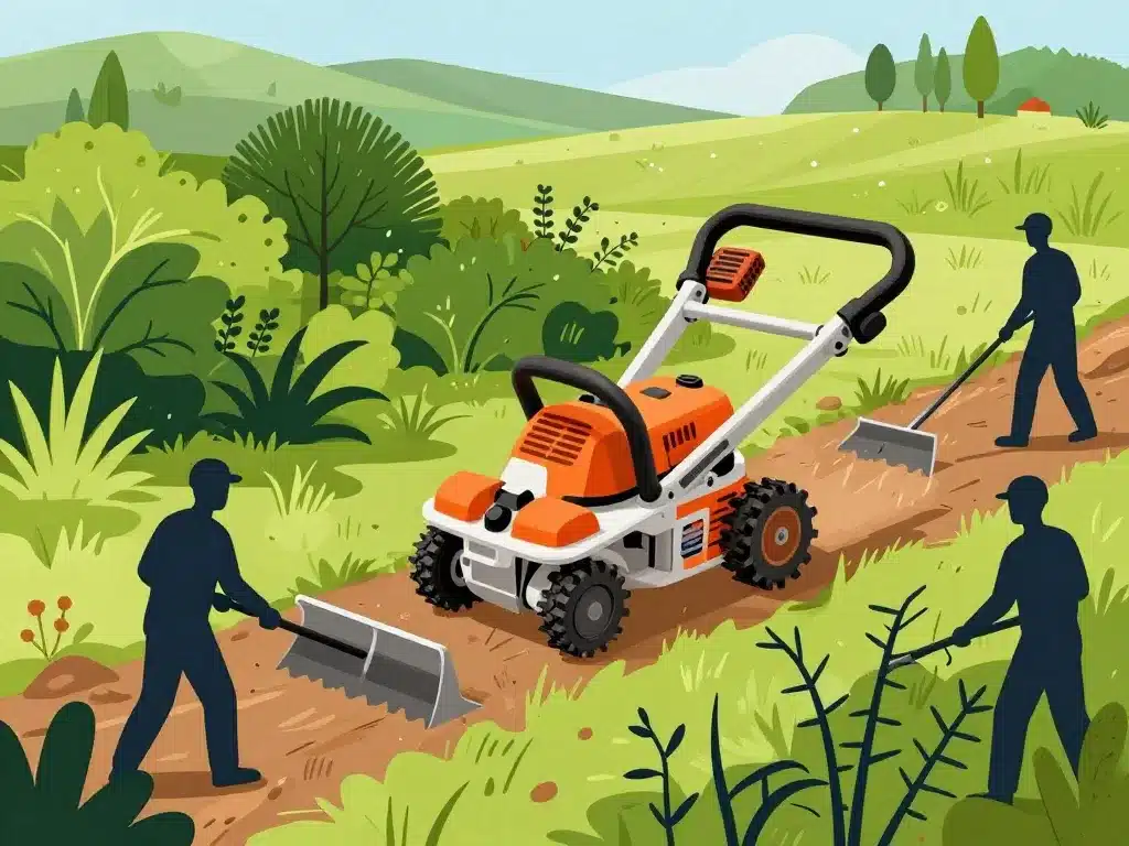 stihl fs 411 avis usage débroussailleuse sur terrain difficile