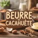 Illustration vectorielle moderne beurre de cacahuète pot cuillère ingrédients