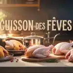 Illustration cuisson des fèves fraîches sèches surgelées