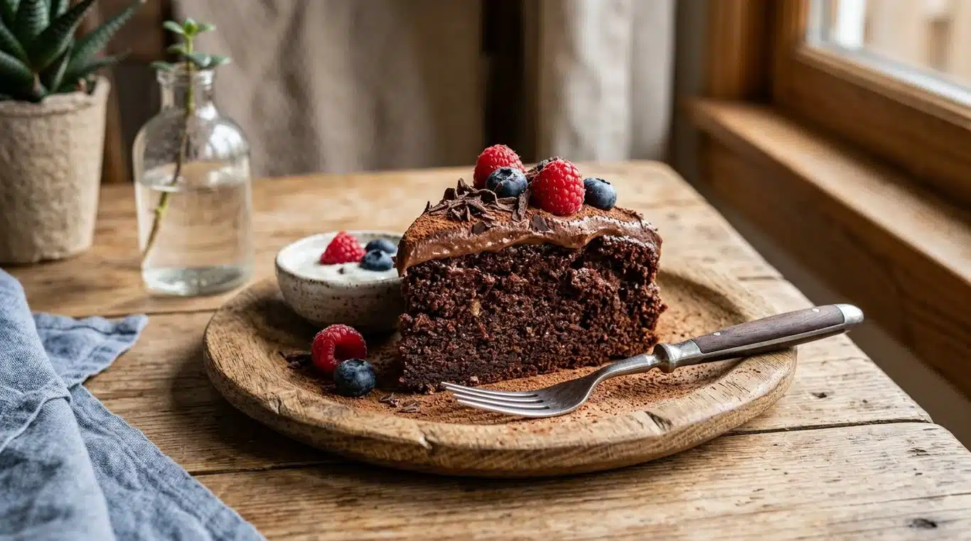 Gâteau protéiné au chocolat et skyr