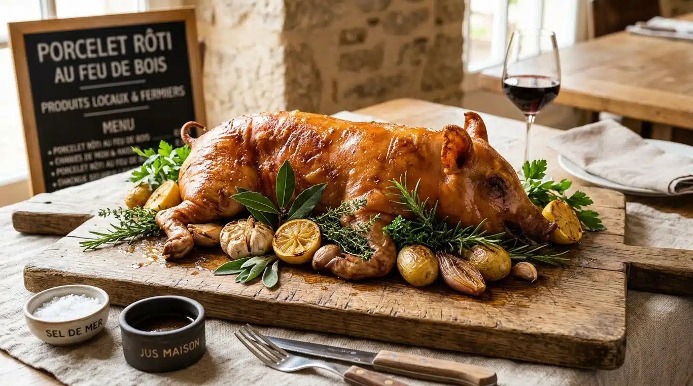 Cochon de lait rôti façon asador