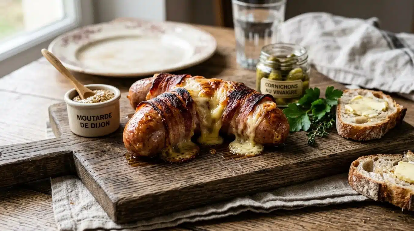 Cervelas Orloff traditionnel doré et croustillant