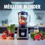 illustration meilleur blender avec ingrédients frais