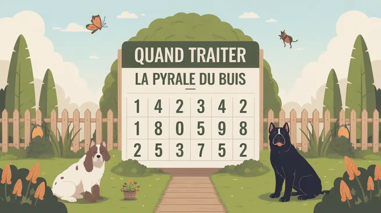calendrier quand traiter la pyrale du buis avec buis chenilles papillons