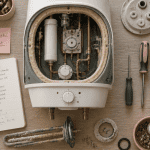 chauffe eau depannage vue outils et composants