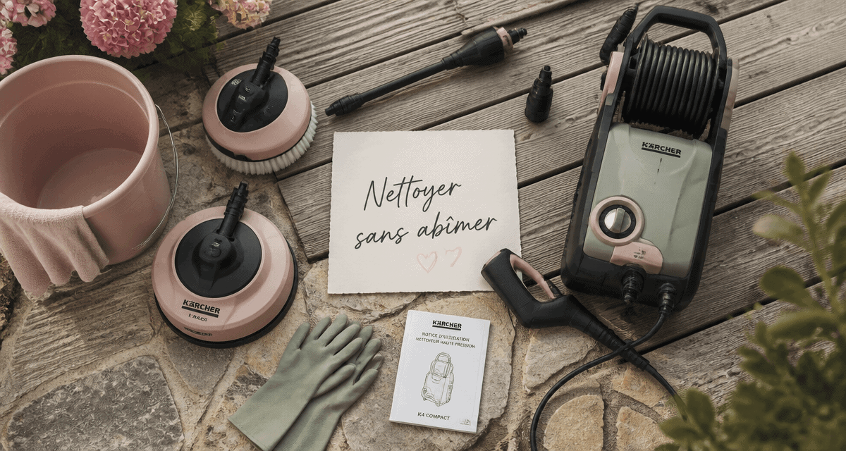 karcher pour nettoyer une terrasse bois et pierre