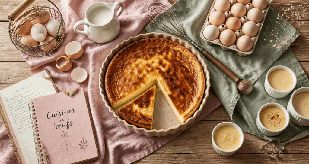 Quoi faire avec beaucoup d oeufs image flan pâtissier et œufs frais