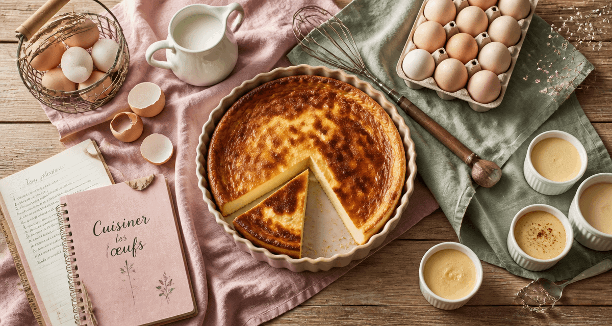 Quoi faire avec beaucoup d oeufs image flan pâtissier et œufs frais