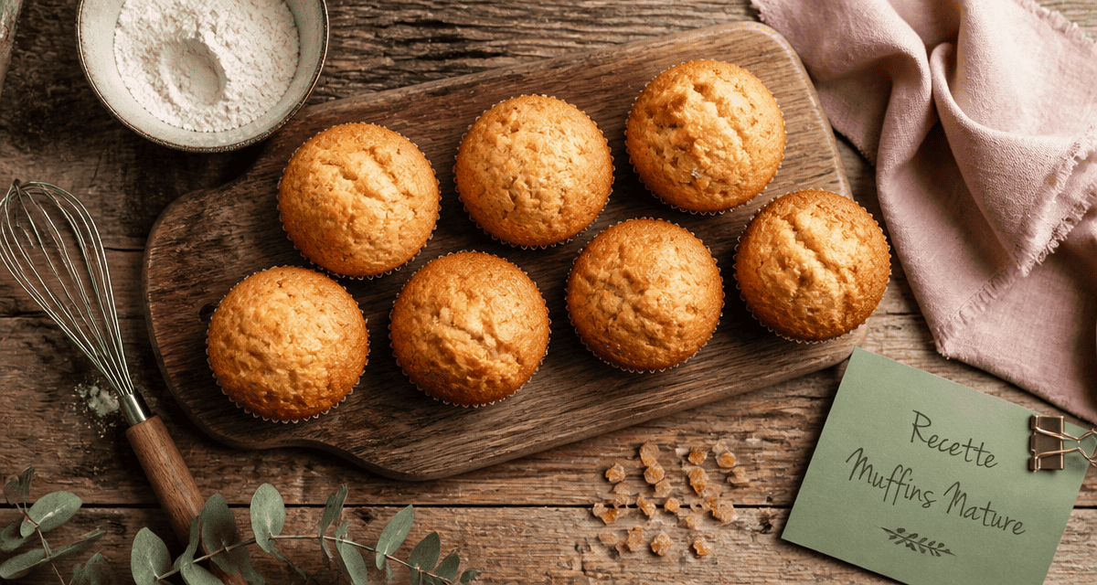 recette pour muffins nature image muffins dorés