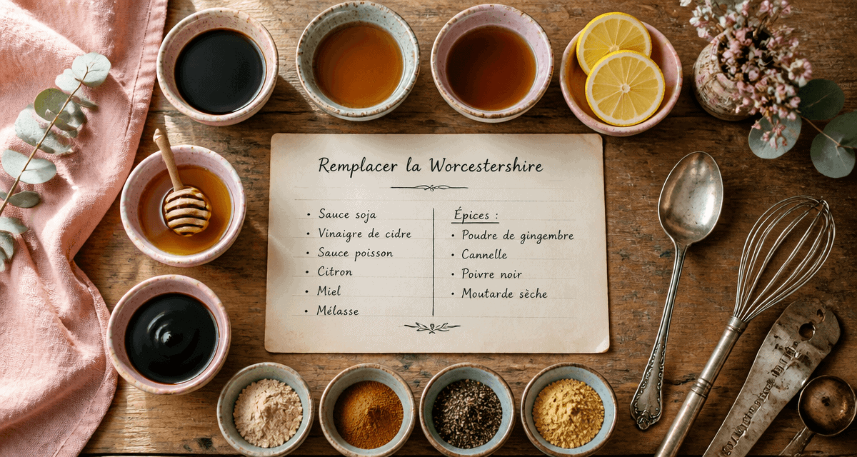 sauce worcestershire remplacer ingrédients substituts