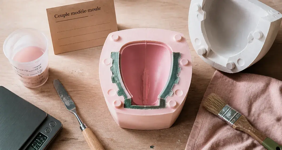 Le moulage : moule silicone pour empreintes