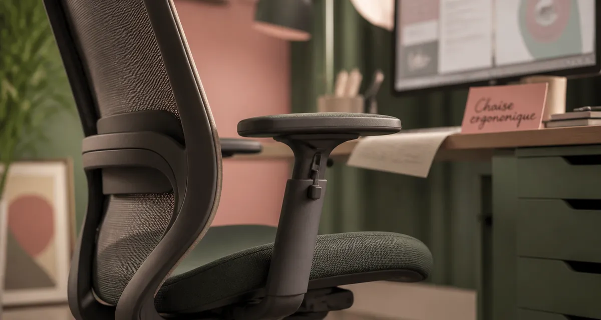 Meilleure chaise ergonomique 2025 en bureau moderne