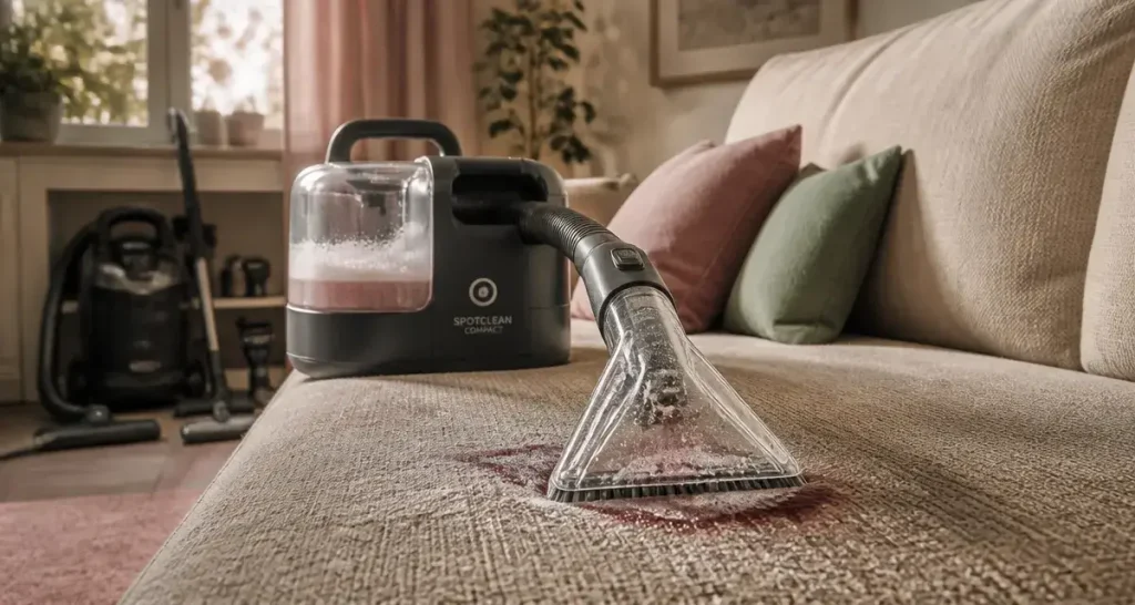 Meilleure shampouineuse pour nettoyer un canapé, injection extraction