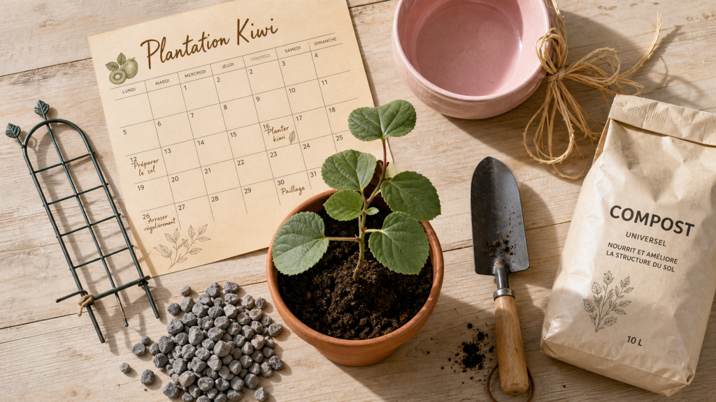 Quand planter kiwi : calendrier idéal pour réussir sa récolte