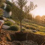Quand planter olivier : olivier en terre, reprise au printemps
