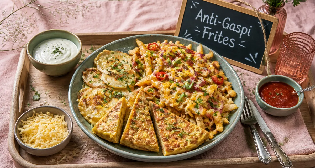 Que faire avec des frite recyclées en plats gourmands