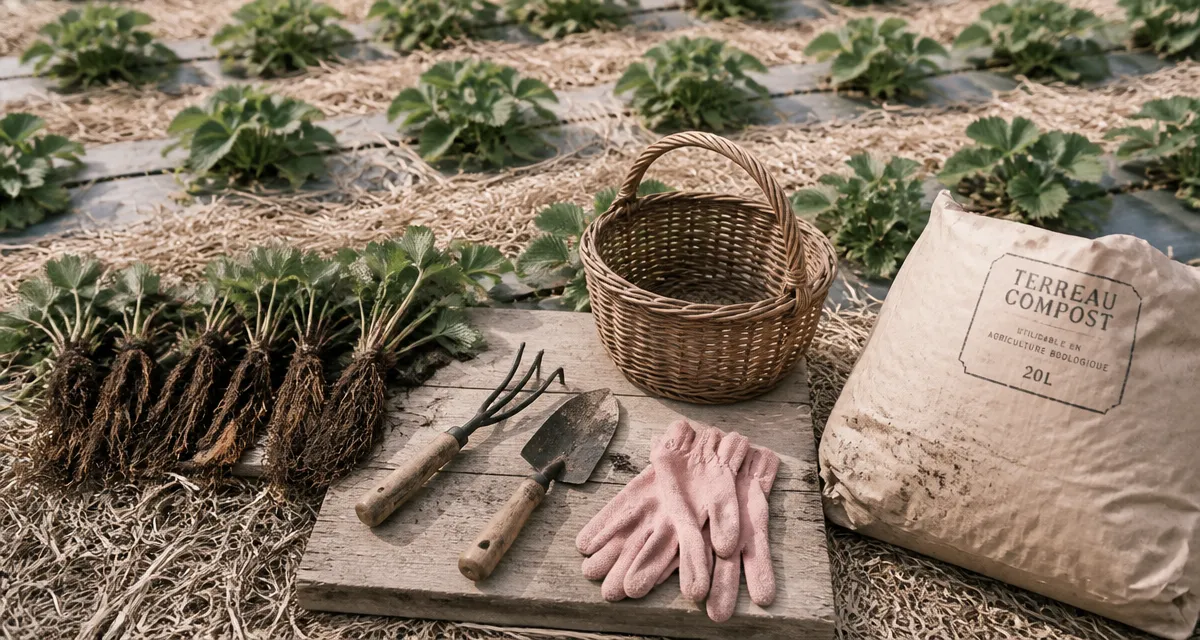Que faire des vieux fraisiers : arrachage et renouvellement au potager