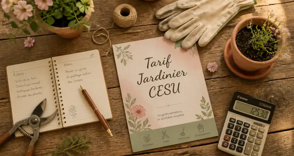 tarif jardinier cesu outils calcul
