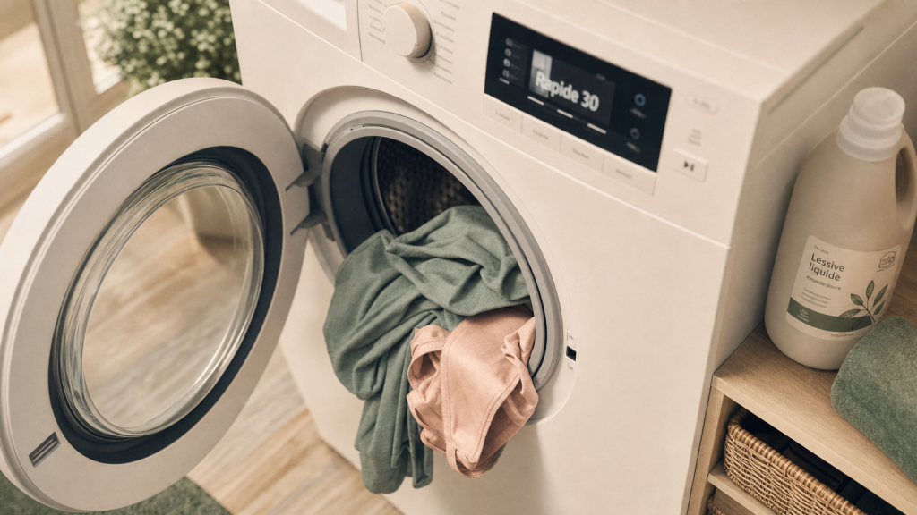 Lavage rapide 30 minutes quelle température : 30°C ou 40°C