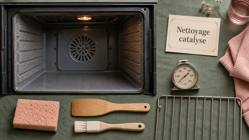 Nettoyage four par catalyse à 200–220°C, parois poreuses à nettoyer