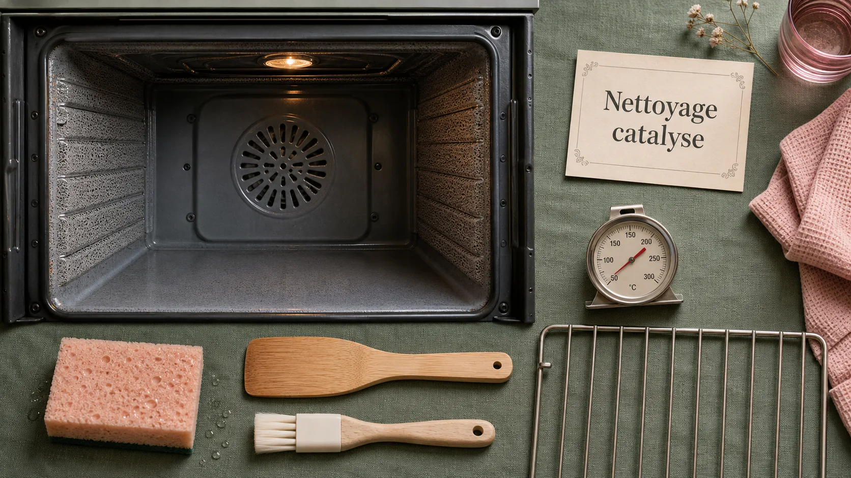 Nettoyage four par catalyse à 200–220°C, parois poreuses à nettoyer