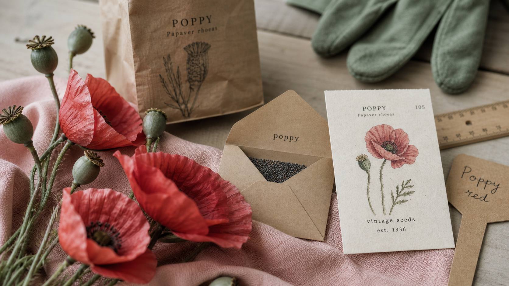 Poppy fleur : graines bio de coquelicot pour semis de fin mars à fin mai