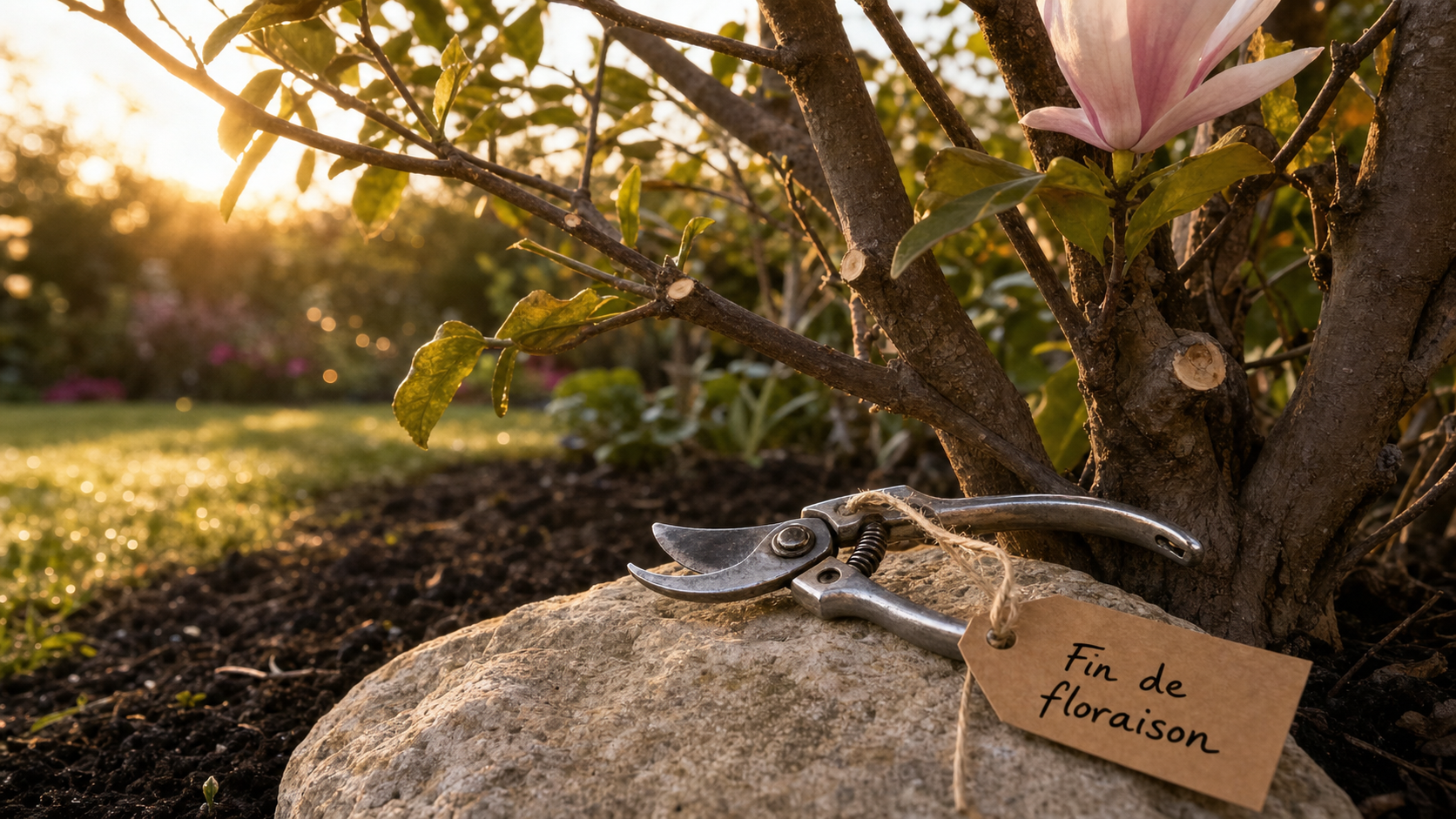 Quand tailler un magnolia : fin de floraison, taille sélective du jardinier