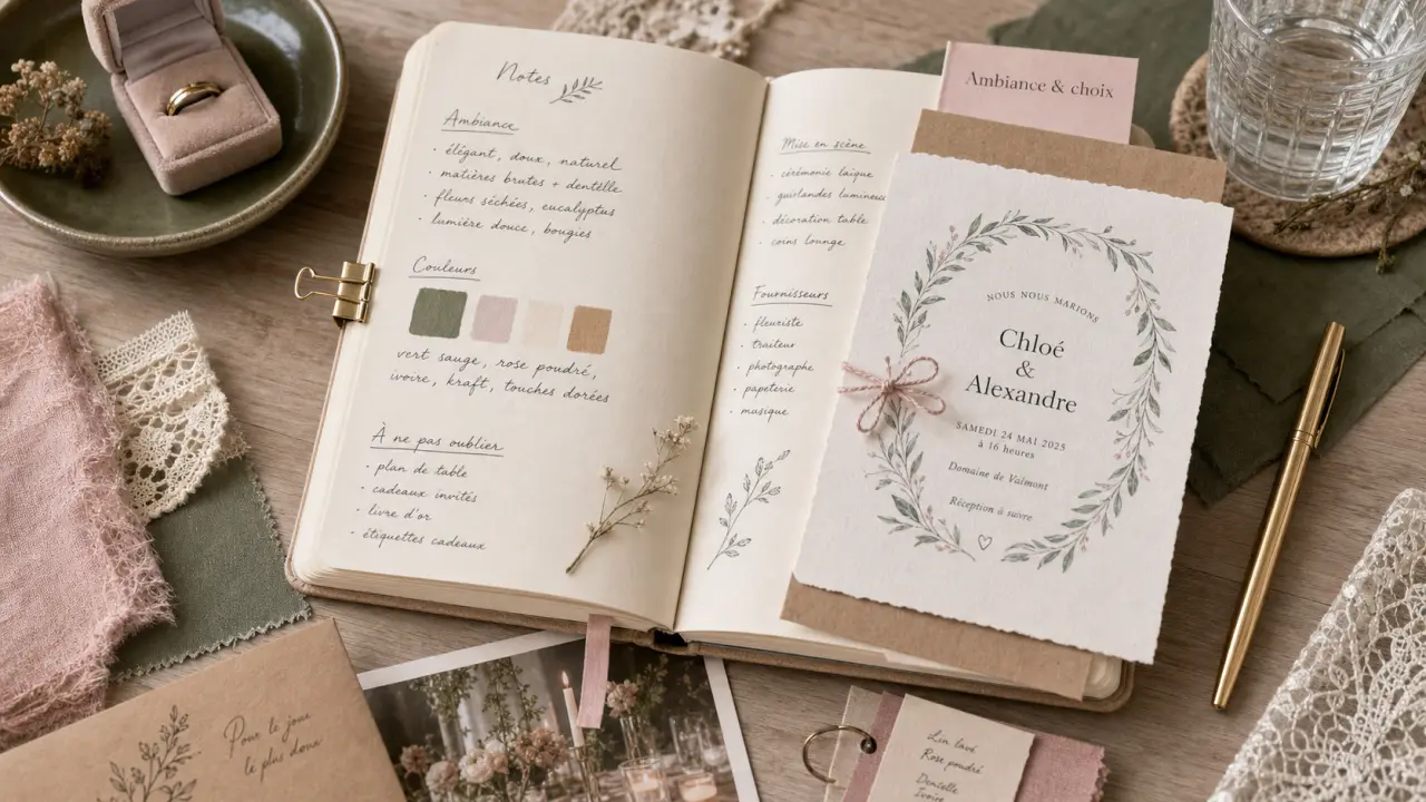 Blog mariage : ambiance et choix, carnet, invitations, tissus et dentelle