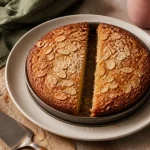 Gateau au amandes recette moelleux 15 cm, tranches et amandes