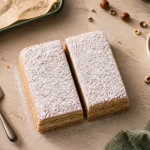 Recette gâteau russe facile : gâteau dacquoise amande-noisette et crème pralinée
